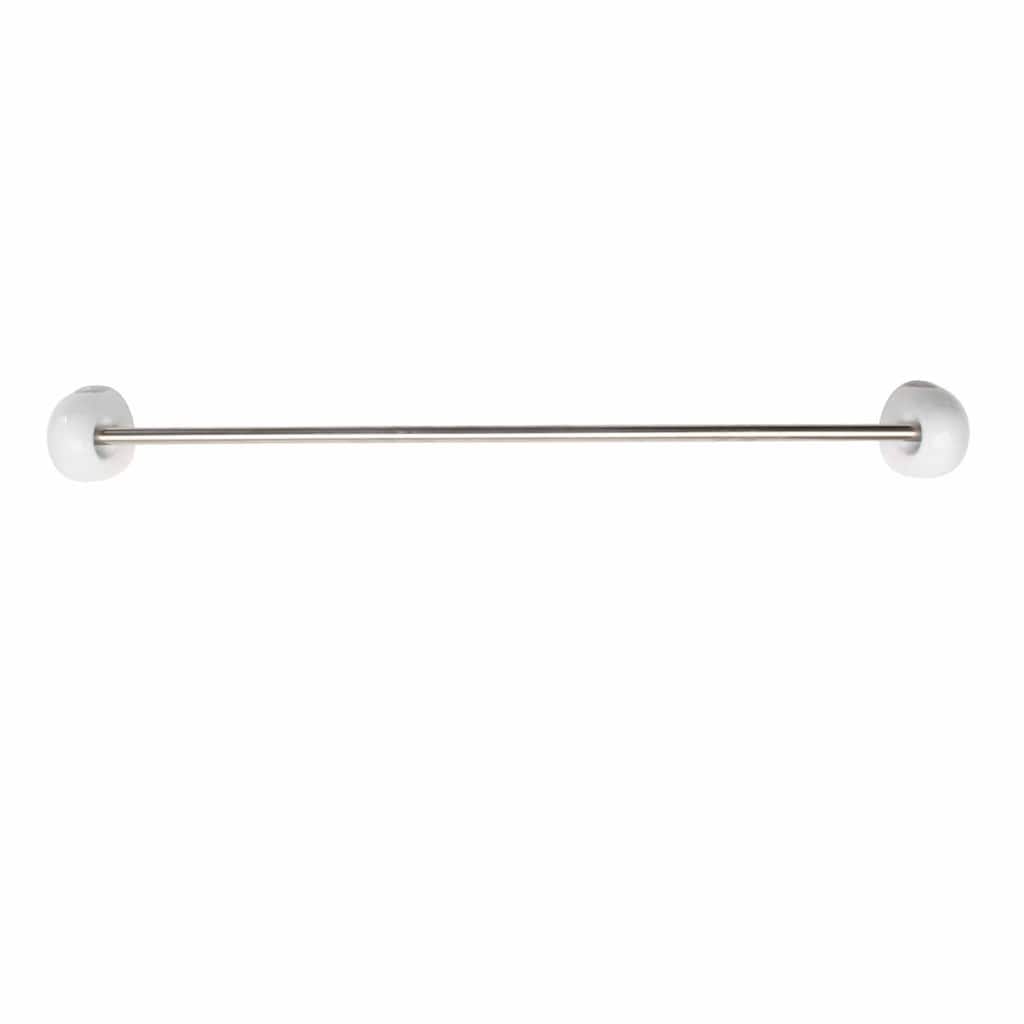Stainless Steel Towel Bar Chrome Ceramic Bar Holder