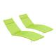 Salem Outdoor Chaise Lounge Cushion ONLY (Set of 2) by Christopher Knight Home - 79.25"L x 27.50"W x 1.50"H