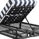 preview thumbnail 91 of 112, Patio Recline Chairs Adjustable Chaise Lounge with Cushions (Set of 2)