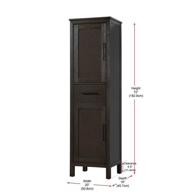 Winslow 16-28 Inch Bath Storage Cabinet