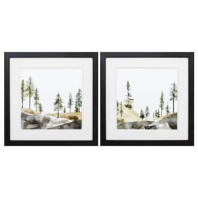 Pine Hill S/2 Framed Art Under glass