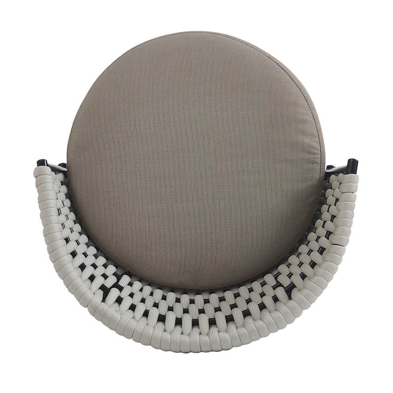 Christopher Knight Home - Tina Outdoor Dining Chair with Weather Resistant Rope and Cushions