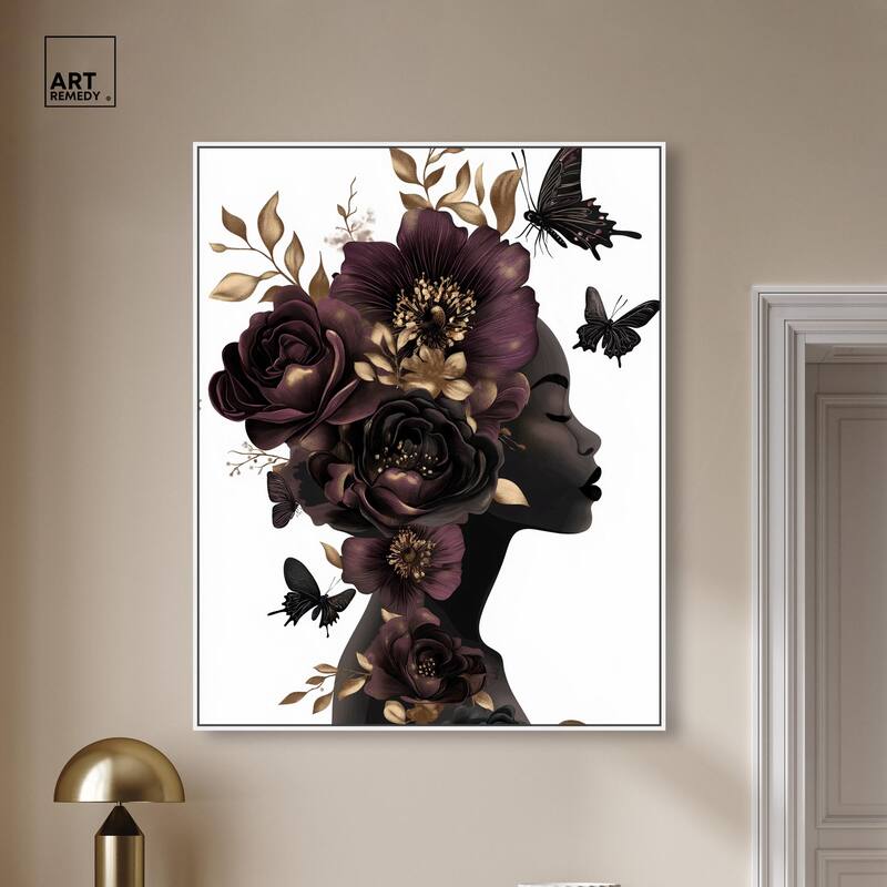 In Her Thoughts II Canvas by Art Remedy