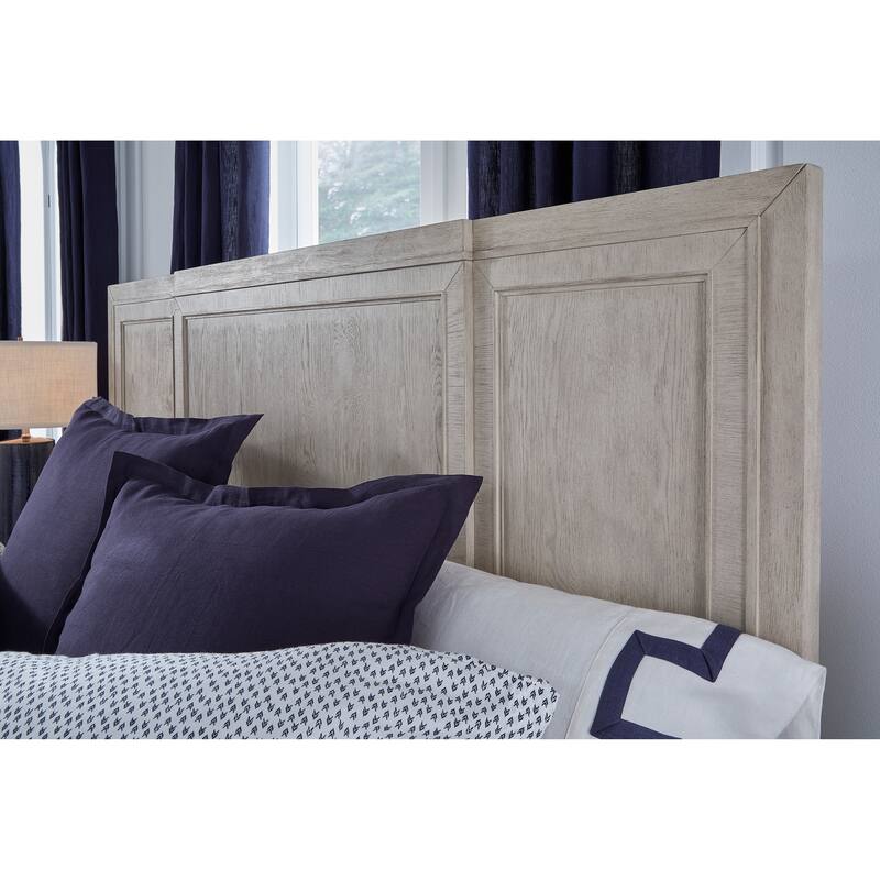 Magnussen Home Sheridan Limestone Panel Bed