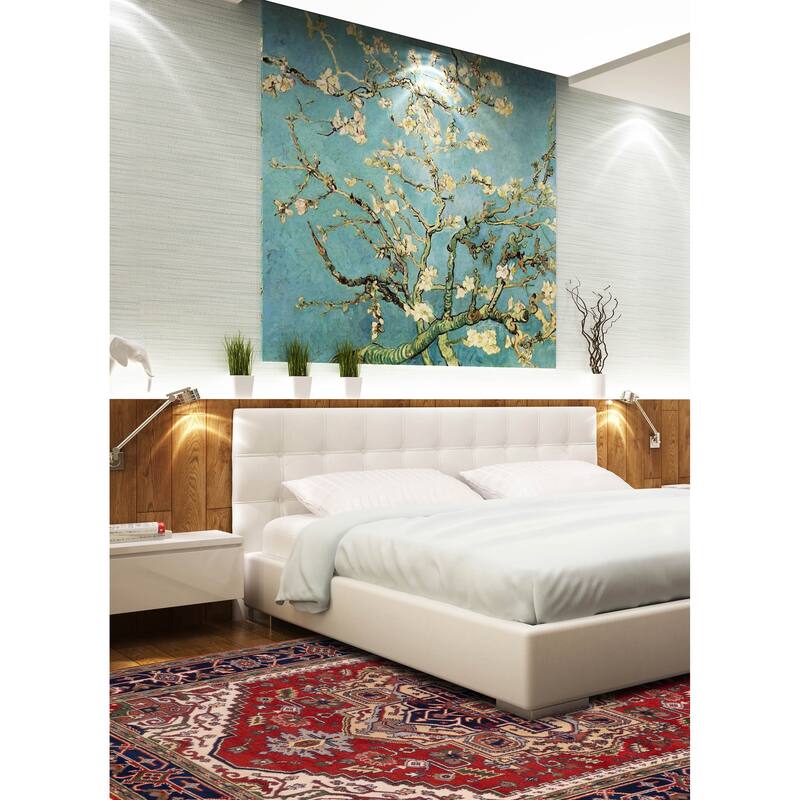 ECARPETGALLERY Hand-knotted Serapi Heritage Red Wool Rug - 7'10 x 10'0