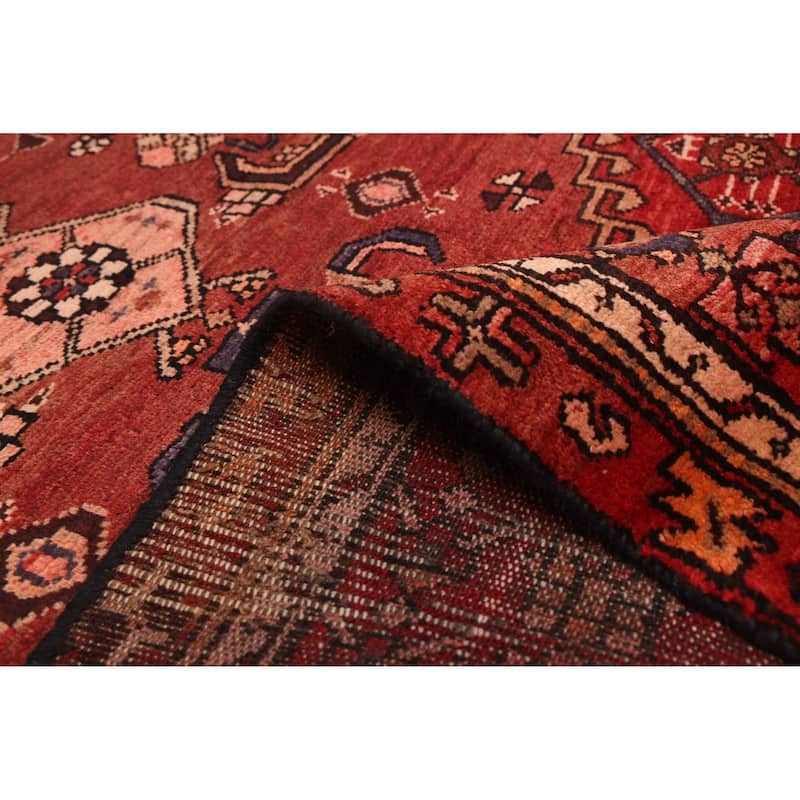 ECARPETGALLERY Hand-knotted Andelz Red Wool Rug - 3'8 x 7'1
