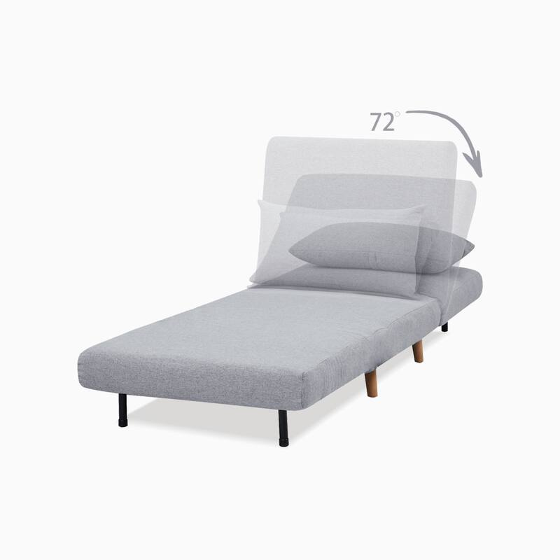 Artdeco Home - Tustin Upholstered Convertible Lounge/ Sleeper Chair