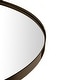preview thumbnail 7 of 8, TEHOME Yolanta Round Metal Wall Mirror