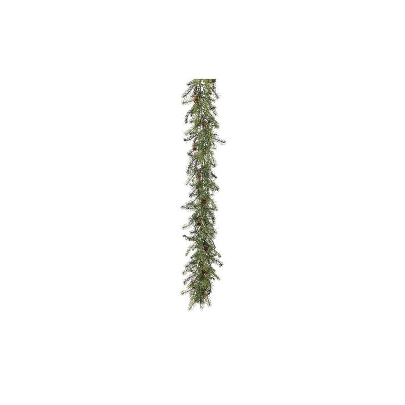 6' x 10" Pine with Mini Pinecones Artificial Christmas Garland, Unlit