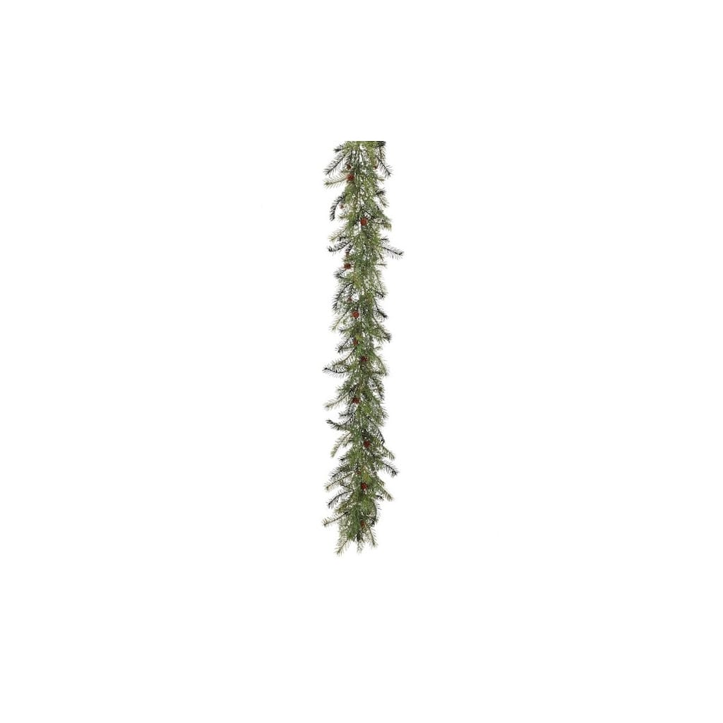 6' x 10" Pine with Mini Pinecones Artificial Christmas Garland, Unlit