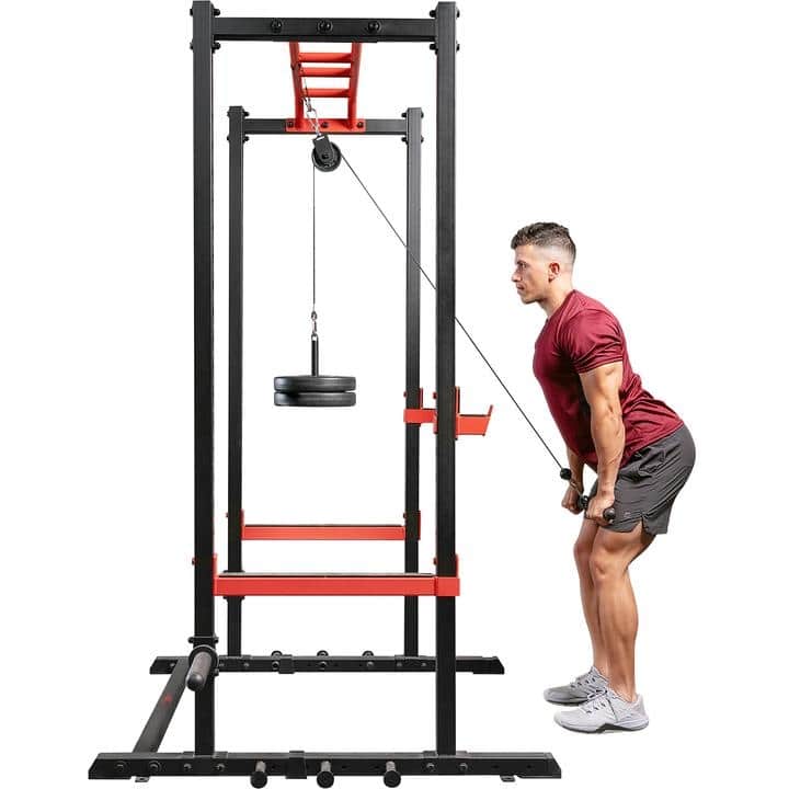 Sunny Health & Fitness Lat Pull Down Attachment - Lat Pull Down - Lat Pull Down