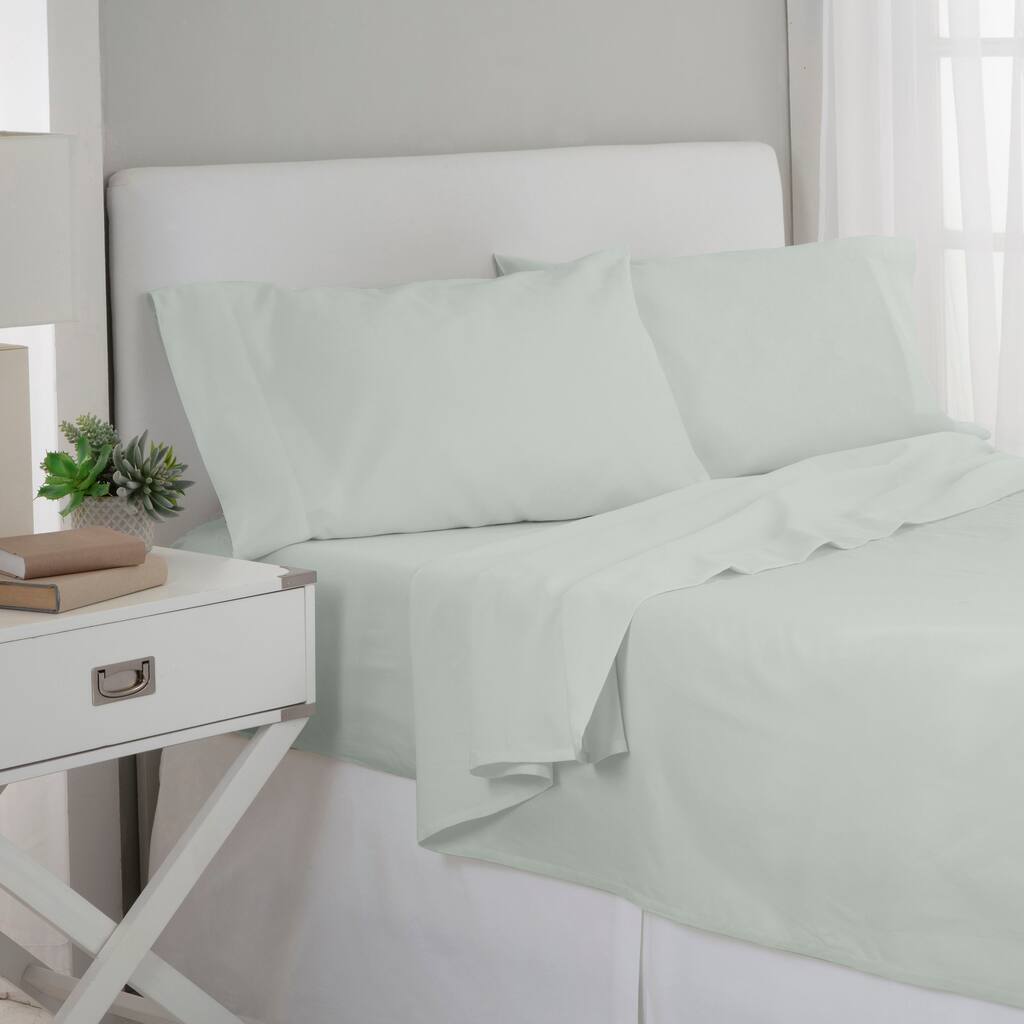 Martex Cotton Rich Sateen 4-Piece Sheet Set Deep Pocket Super Soft