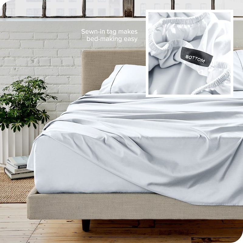 Bare Home Double Brushed Deep Pocket Sheet Set