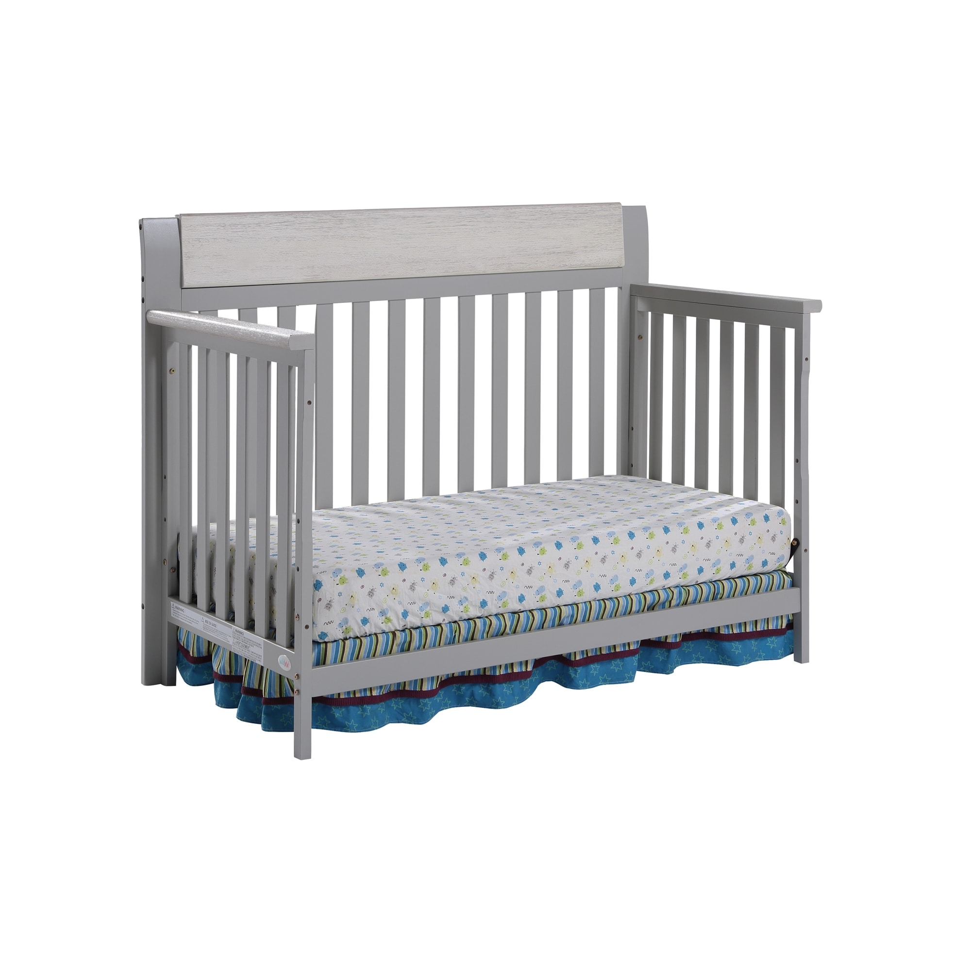 4 in 1 Convertible Crib White
