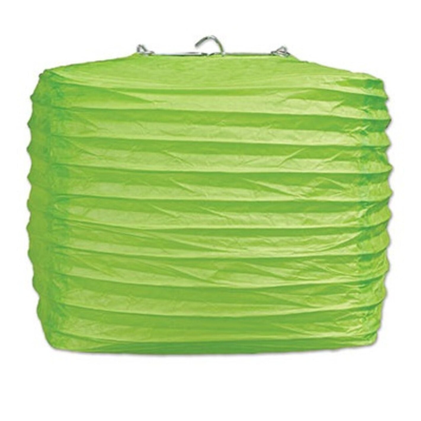 Shop Club Pack Of 24 Light Green Square Paper Lantern Hanging
