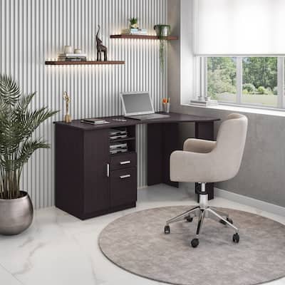 Techni Mobili Classic Office Desk with Storage