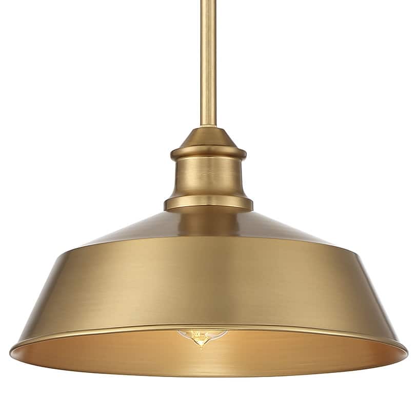 Bellevue SH56035 14" Wide Pendant with a Metal dome shade