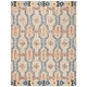 preview thumbnail 2 of 12, SAFAVIEH Handmade Trace Idelette Geometric Wool Rug 10' x 14' - Grey/Blue - Rectangle