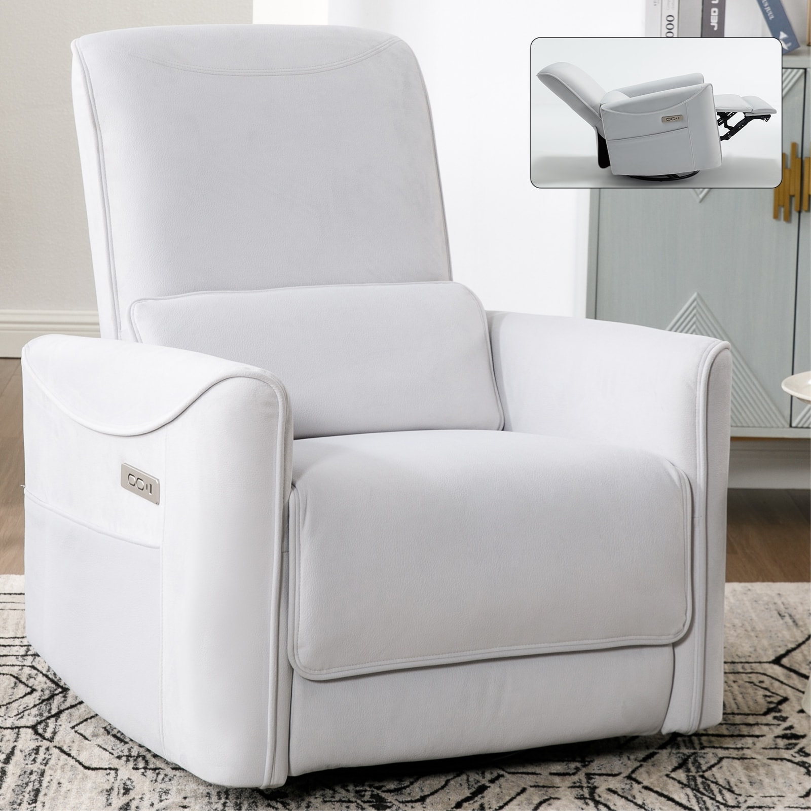 Beige Polyester Recliner Chairs Bed Bath Beyond