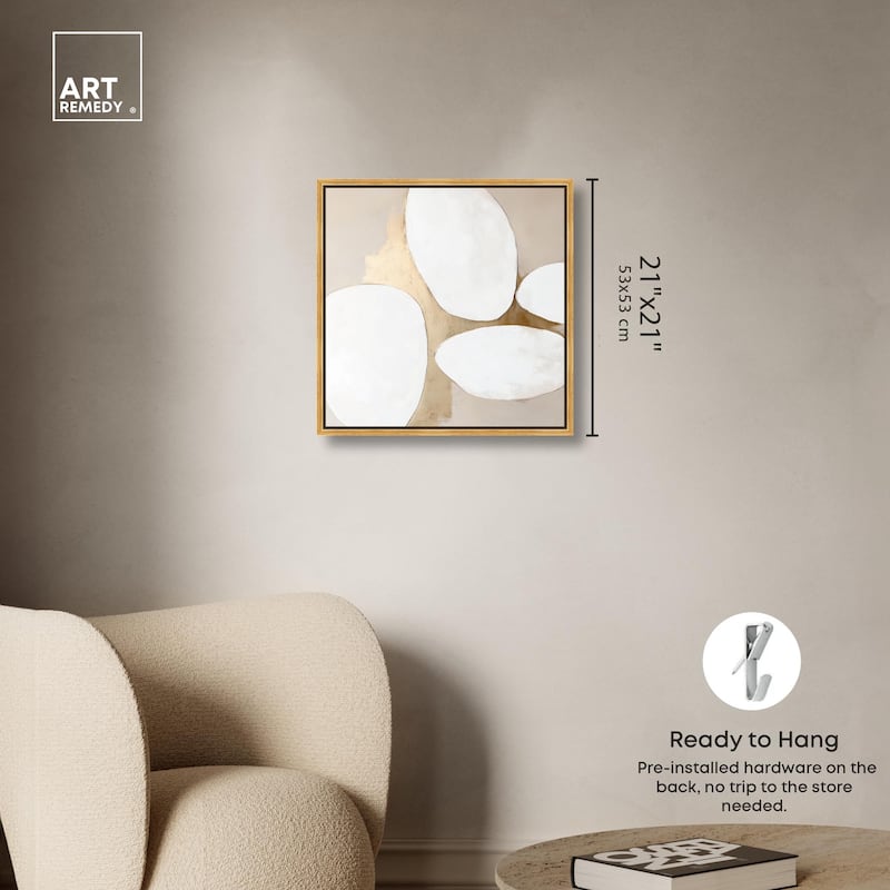 Stacked Stones III Canvas by Art Remedy