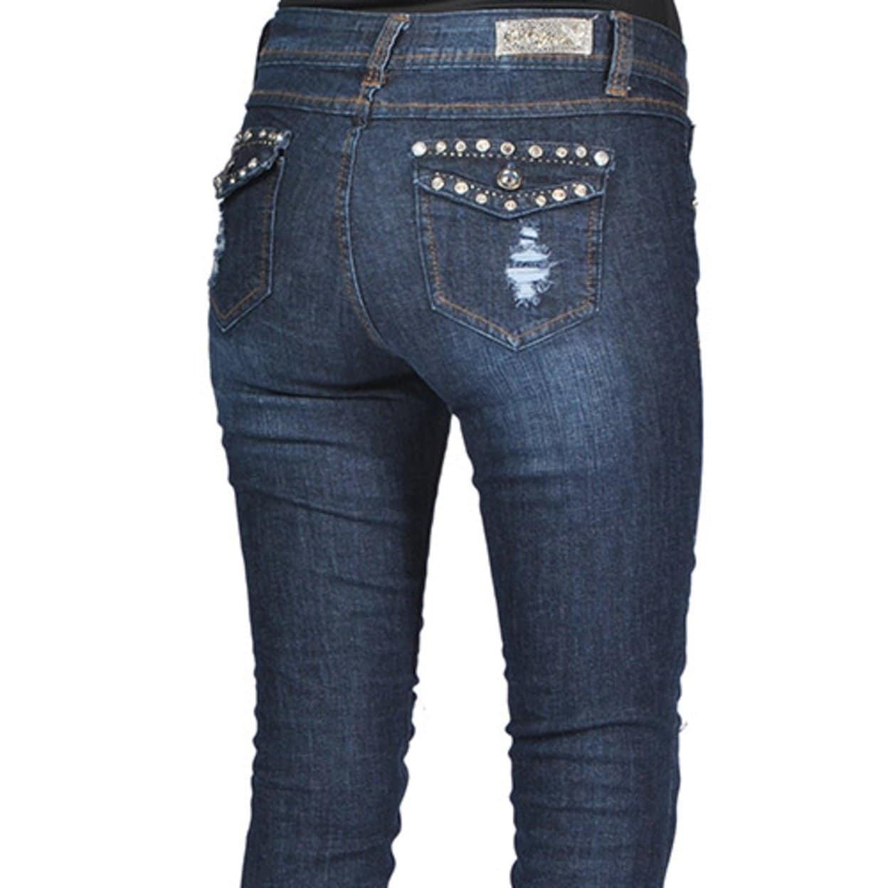 ripped back jeans womens