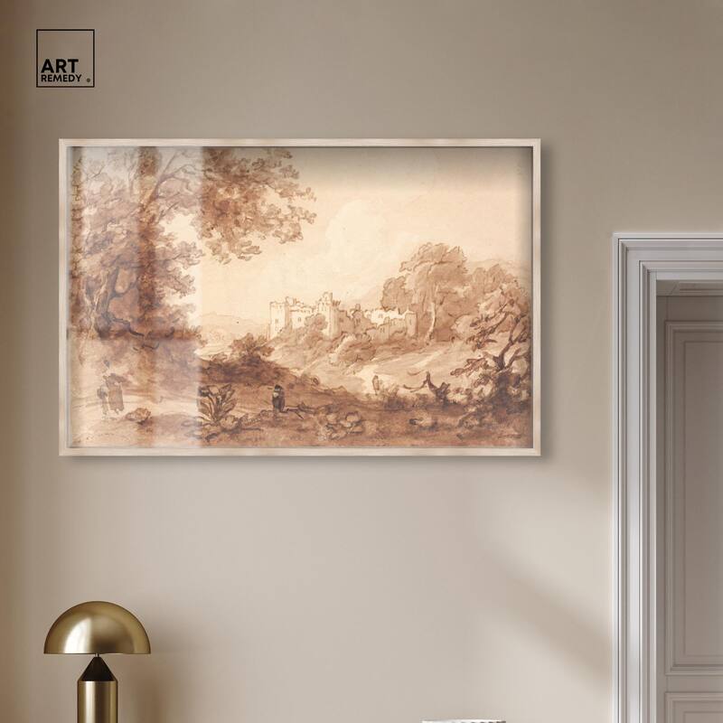 Carew Castle Shadowbox by Art Remedy