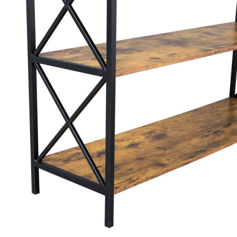 3 Tier Console Table with Drawer and Storage for Entryway - 39.4"L*11.8"W*31.7"H