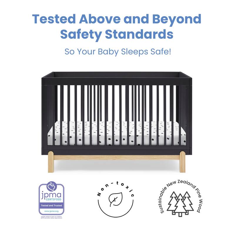 Poppy 4-in-1 Convertible Crib, Greenguard Gold Certified