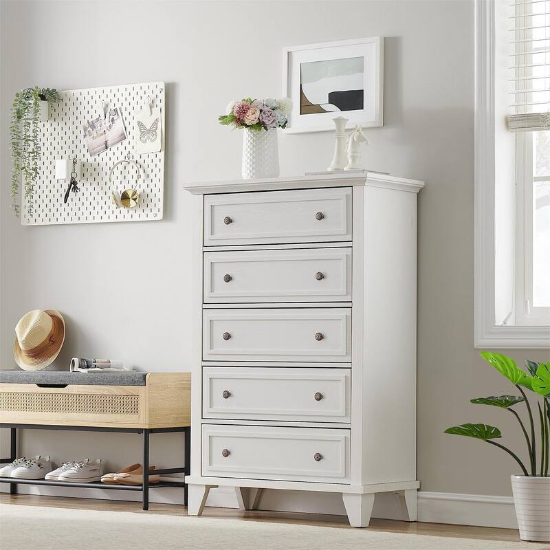 Dresser for Bedroom with 5 Drawers