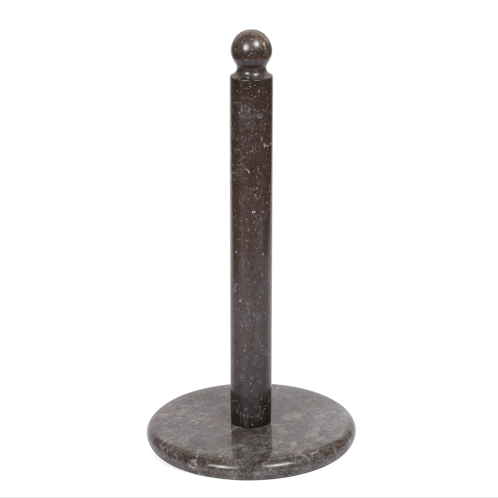 Creative Home Charcoal Marble 12.75"H Deluxe Upright Paper Towel Holder