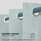 preview thumbnail 70 of 69, Deconovo Faux Linen Total Blackout Grommet Curtain (2 Panels)