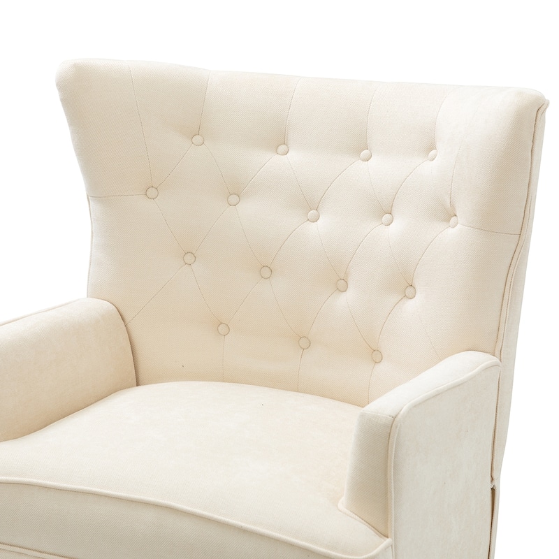 Alpheus Accent Armchair with Nailhead Trim by HULALA HOME