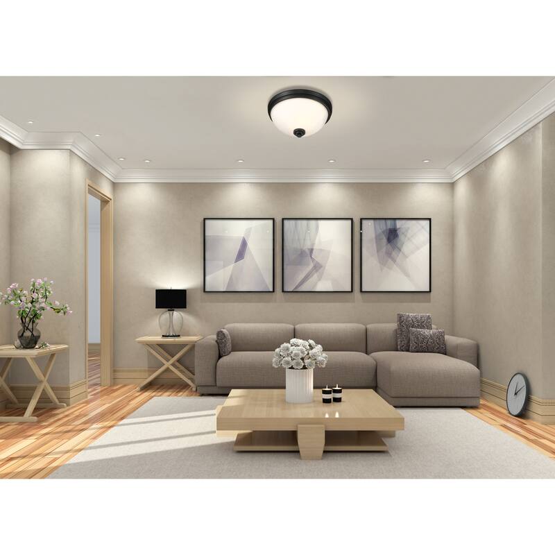 Z-Lite Ashton 3 Light 15" Wide Flush Mount Bowl Ceiling Fixture