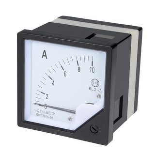 AC 0-10A Analog Panel Ammeter Gauge Ampere Current Meter 6L2 1.5 Error ...