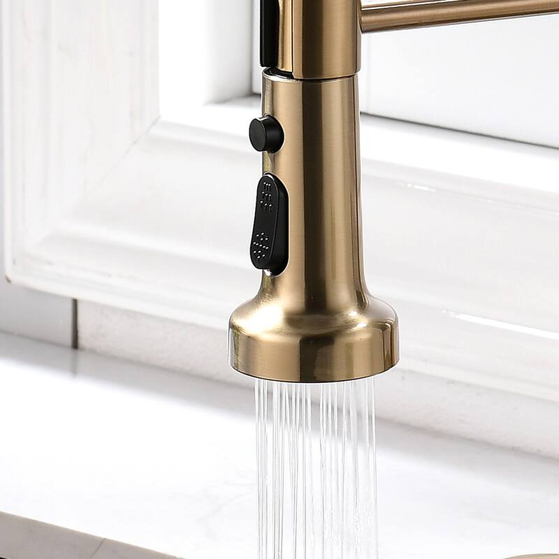 Kitchen Faucets Single Handle Pull Down Sprayer Kitchen Sink Faucet