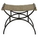 preview thumbnail 1 of 3, Uttermost Playa Seagrass Small Bench - 26"W x 21"H x 18"D