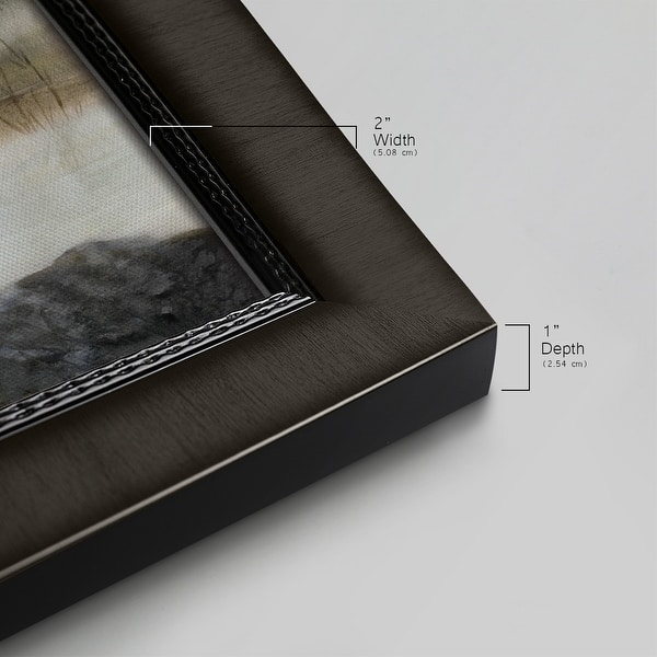 dimension image slide 6 of 9, Serene River Premium Framed Canvas- Ready to Hang