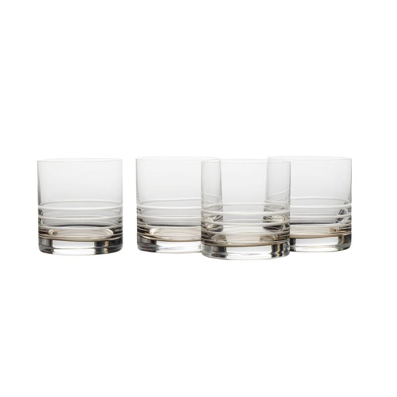Set Of 2 Vintage Mikasa Crystal Highball glasses 5 3/4 x 2 3/4  Discontinued