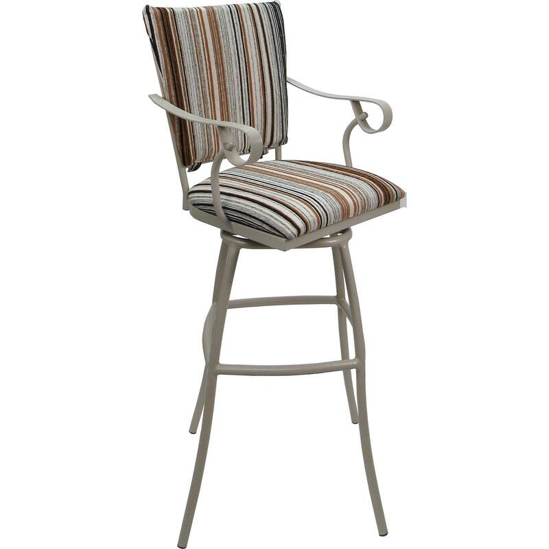 Set of 3 Outdoor Indoor Bar Stool Counter Extra Tall - Jenna PB Arms