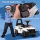preview thumbnail 7 of 8, Imaginative Play Kids Ride On Police Car with Built in PA System Anti Tip and Storage Be Used for Toddlers Outdoor Adventures