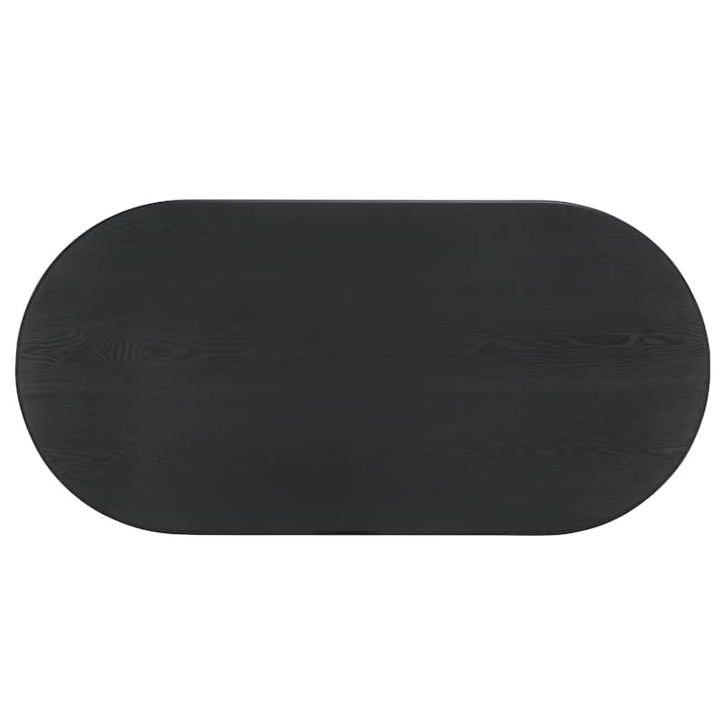SAFAVIEH Osai Oval Top Coffee Table, Fully Assembled - 47"W x 23"D x 18"H
