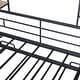 preview thumbnail 37 of 38, Metal Twin Size House Bed with Trundle and Built-in Shelf and Grid,Kids and Baby