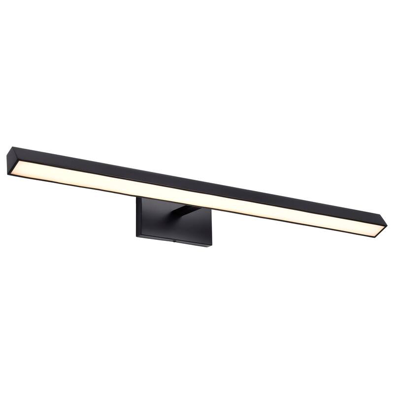 Mila 3 Foot LED Picture Light 3 CCT Selectable Black Finish Acrylic Lens