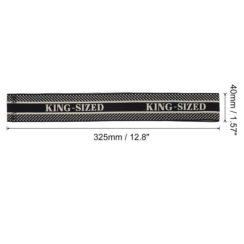 Bed Sheet Organizer Bands 325x40mm Storage Bands, Brown, KING - Brown - 4 Pcs