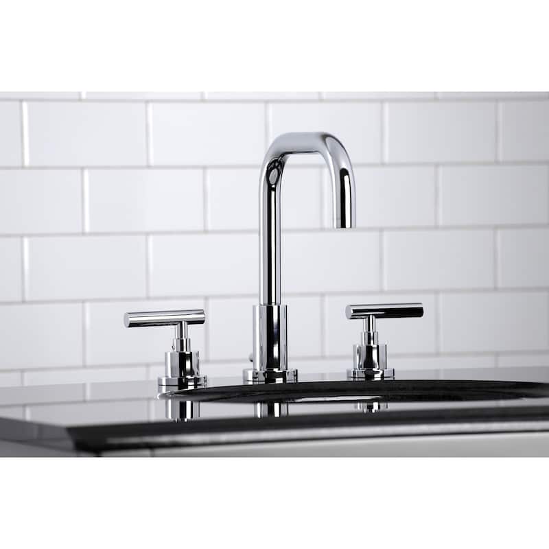 Kingston Brass Manhattan 8 in. Widespread Bathroom Faucet