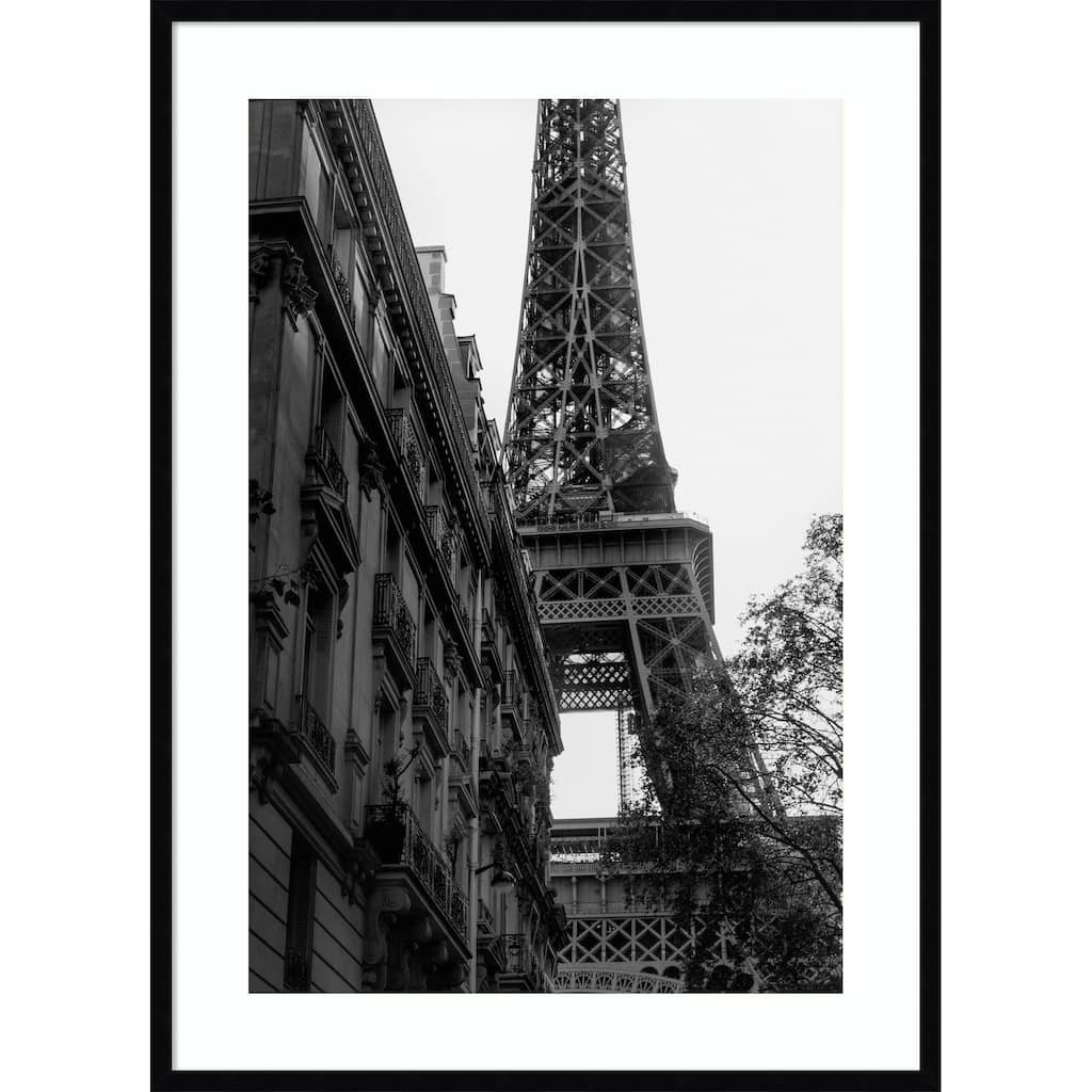 Tour Eiffel - Eiffel Tower by Pictufy Studio III Wood Framed Wall Art Print