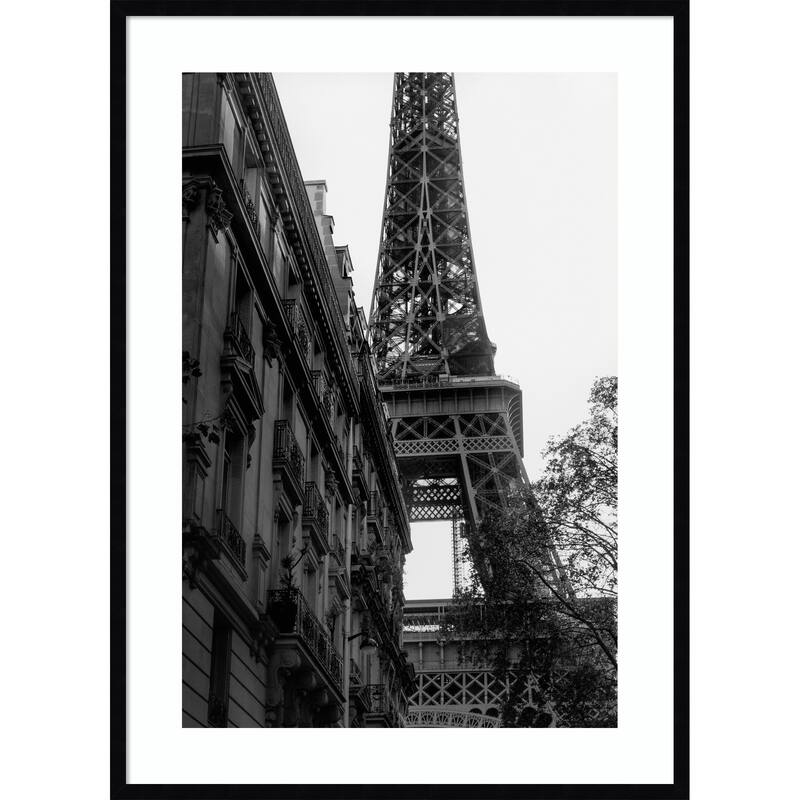 Tour Eiffel - Eiffel Tower by Pictufy Studio III Wood Framed Wall Art Print