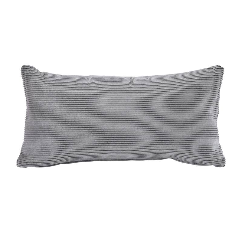 Clara 27.5" Corduroy Fabric Accent Chair - Matching Pillow