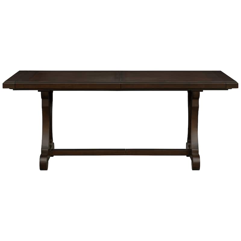 Madison Park Garett Rectangle Extension Dining Table - Brown