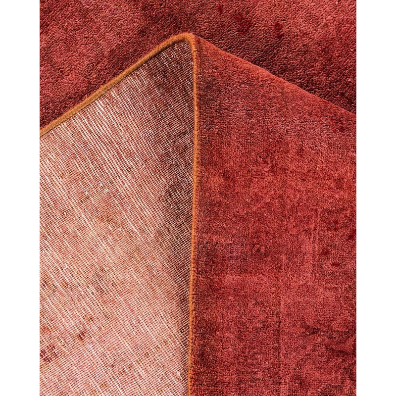 Fine Vibrance, One-of-a-Kind Hand-Knotted Area Rug - Pink, 6' 3" x 9' 3" - 6' 3" x 9' 3"